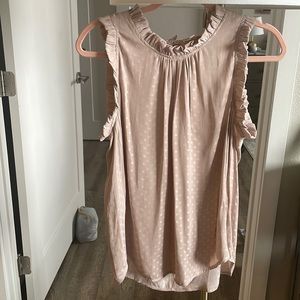 La Miel Ruffle Sleeve Tank Top